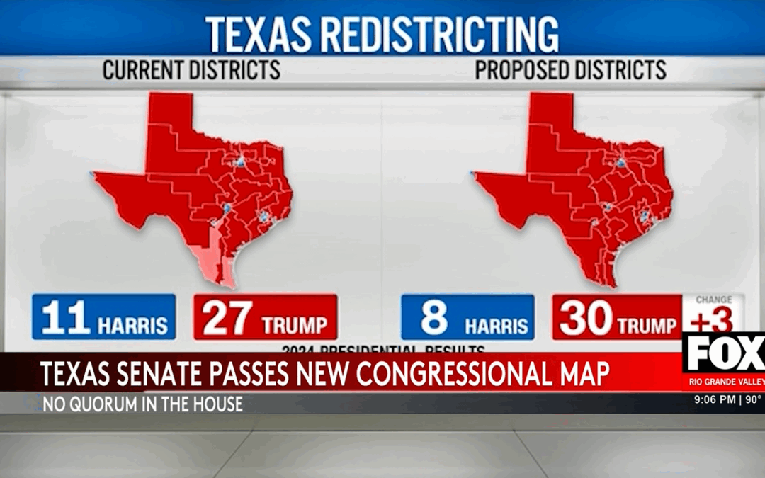 Texas Senate Approves GOP-Backed Redistricting Bill to Boost Republican Seats