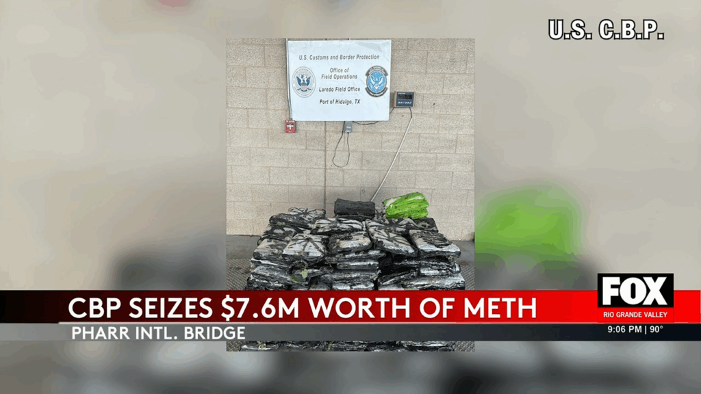 Meth Seizure at Pharr International Bridge: $7.6 Million Worth Confiscated