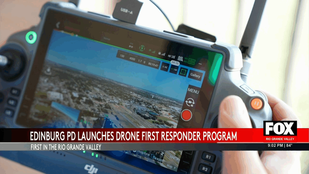 Edinburg PD Pioneers Drone First Responder Program in the Valley