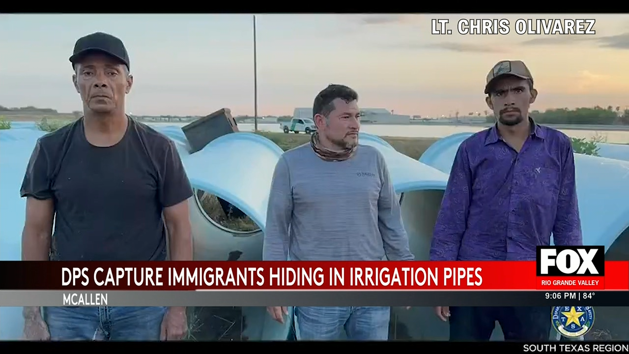 DPS Troopers Discover Undocumented Immigrants in McAllen Irrigation Pipes