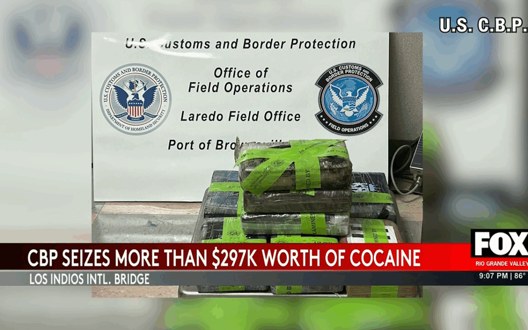 Cocaine Seized at Los Indios International Bridge in Major Drug Bust