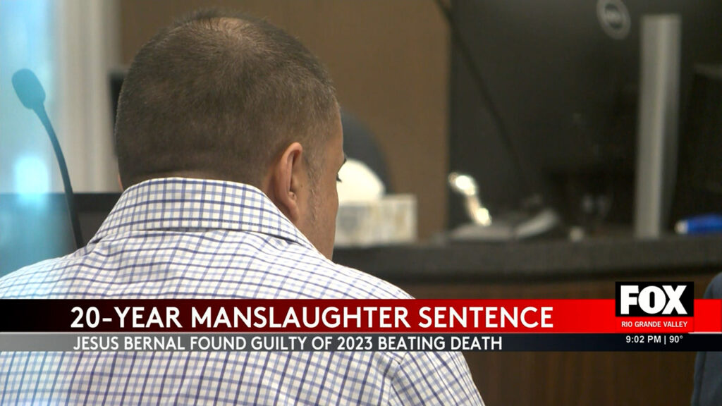Manslaughter Conviction: Jesus Bernal Sentenced to 20 Years in Hidalgo County