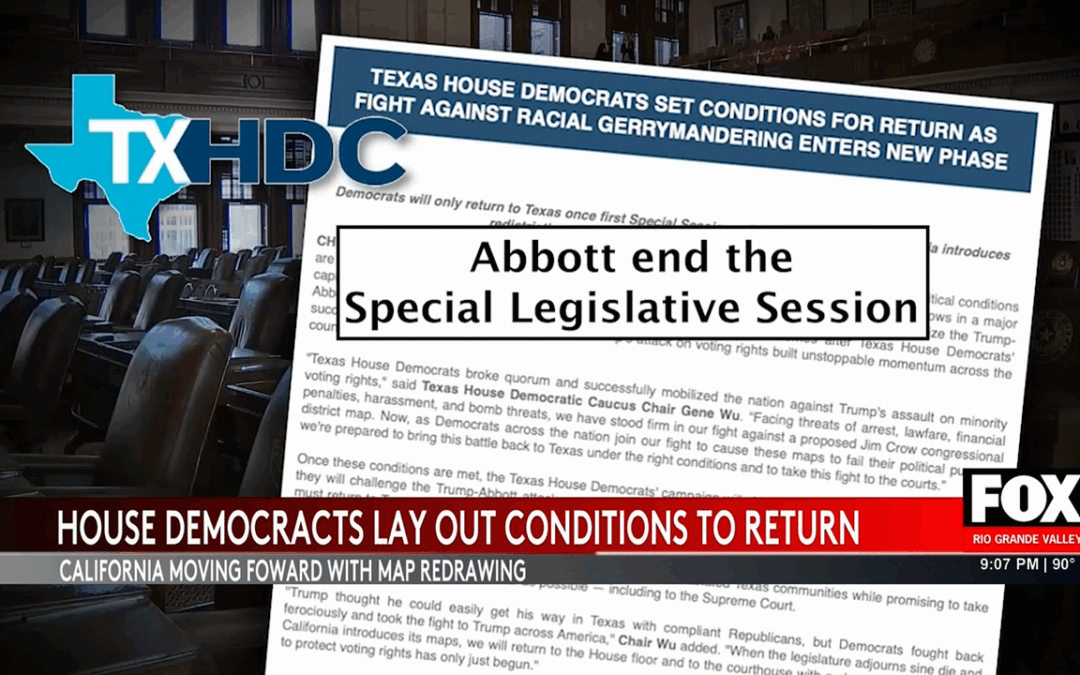 Texas Democrats Continue Standoff to Block Republican Redistricting Efforts