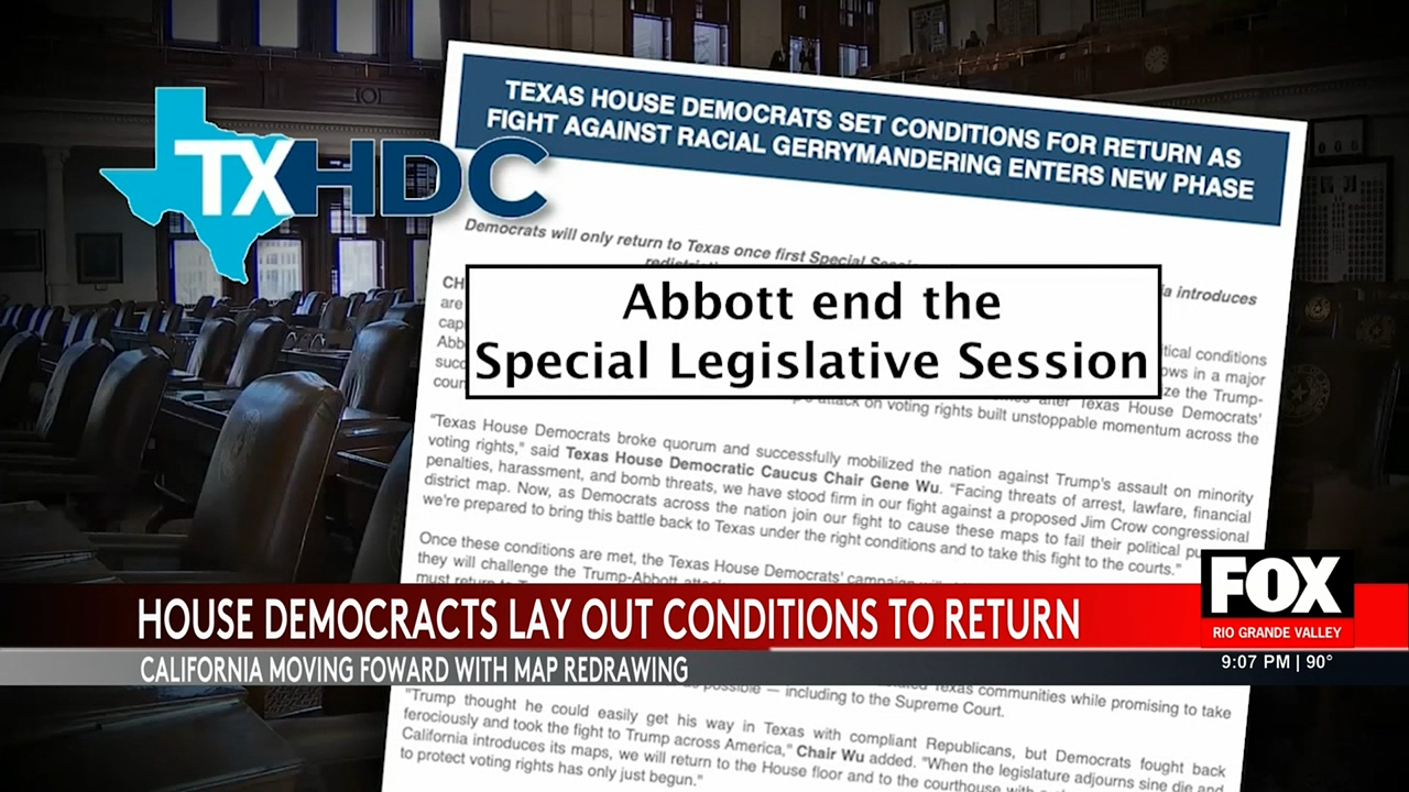 Texas Democrats Continue Standoff to Block Republican Redistricting Efforts