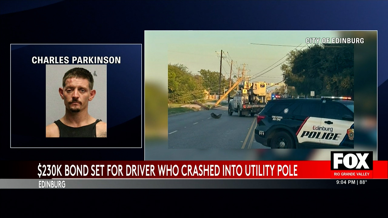 Edinburg Man Arrested After DWI Crash That Knocked Down Power Lines
