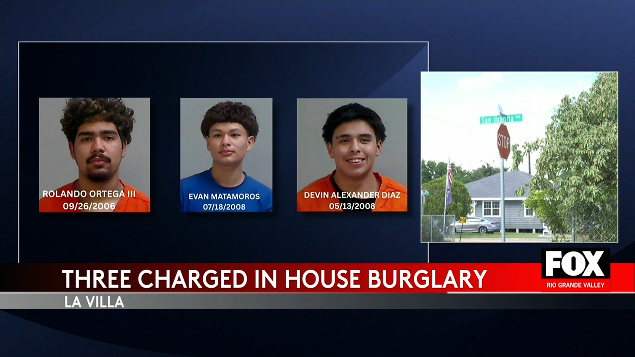 Burglary Arrests in La Villa: Three Charged as Investigation Continues