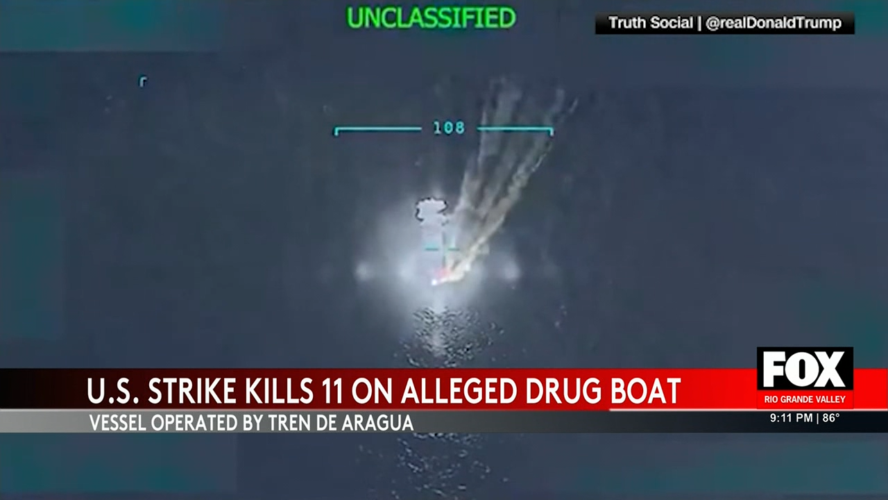 US Military Airstrike Targets Venezuelan Drug Cartel Boat