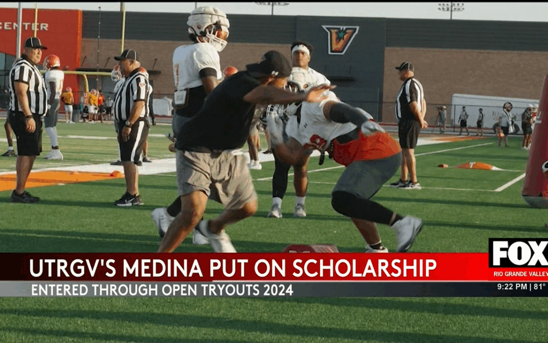 UTRGV Football Soars as Local Athlete Frank Medina Shines