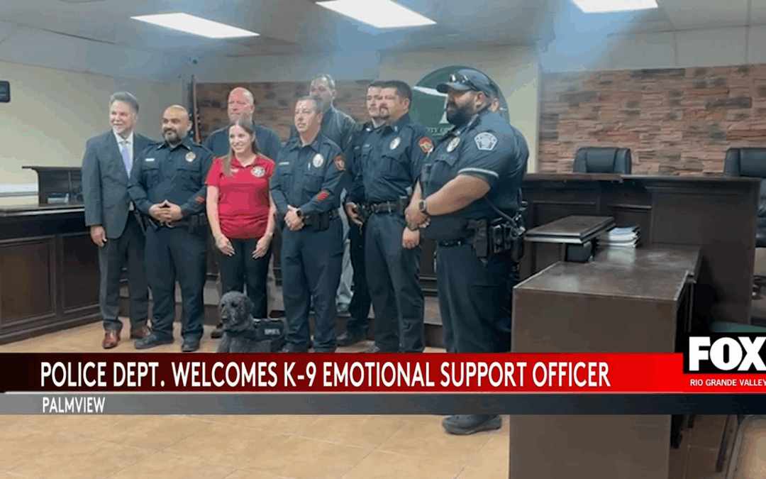 K9 Jean Joins Palm View Police as Emotional Support Canine