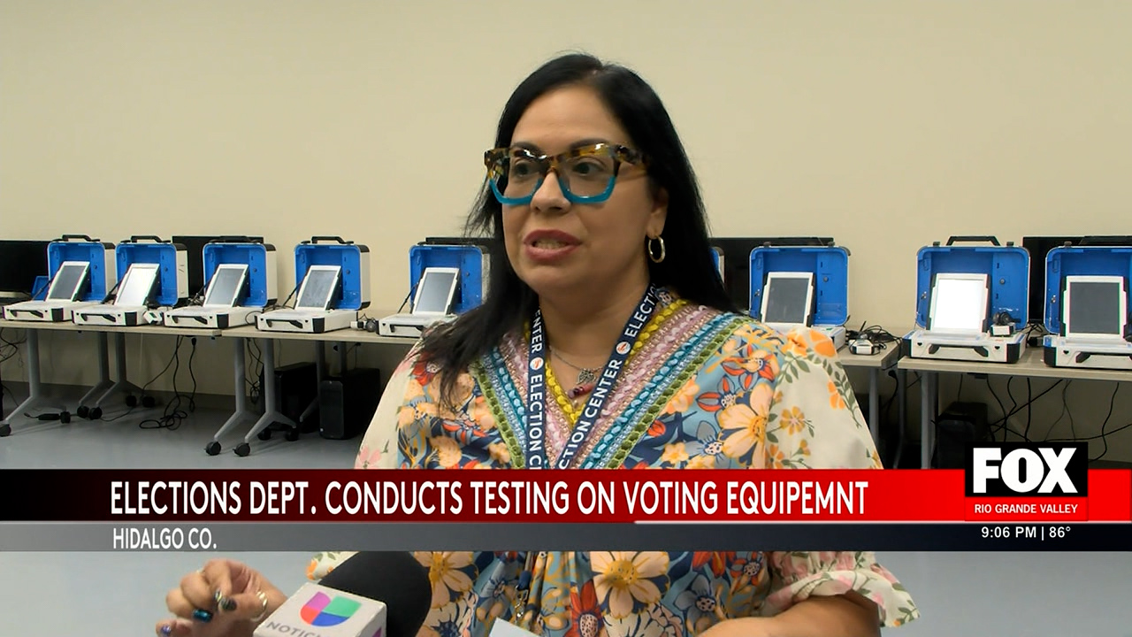 Yvonne Ramon Hidalgo County Officials Test Voting Machines Ahead of November ...