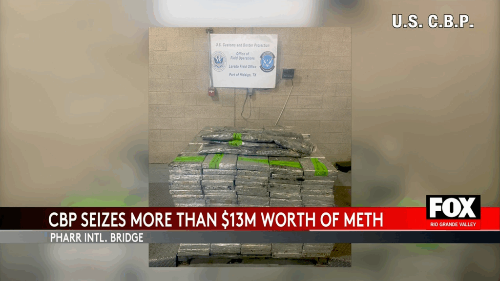 Meth Bust Uncovers $13 Million Worth of Drugs at Pharr International Bridge
