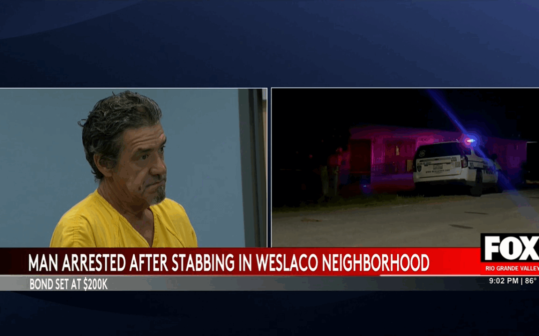 Stabbing Incident in Weslaco: Suspect Arrested for Aggravated Assault