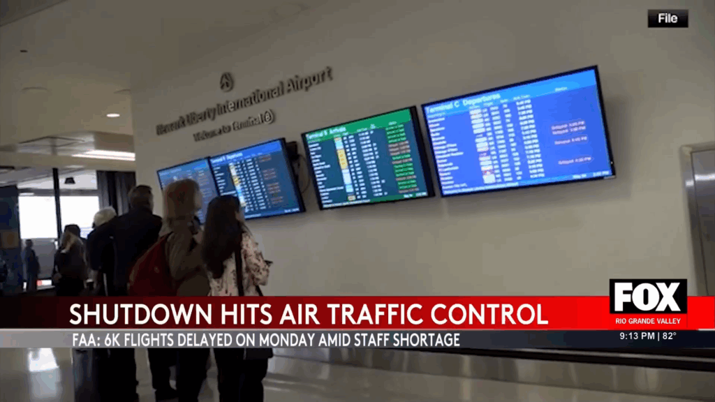 Government Shutdown Causes Shocking 6,000 Flight Delays Across the U.S.