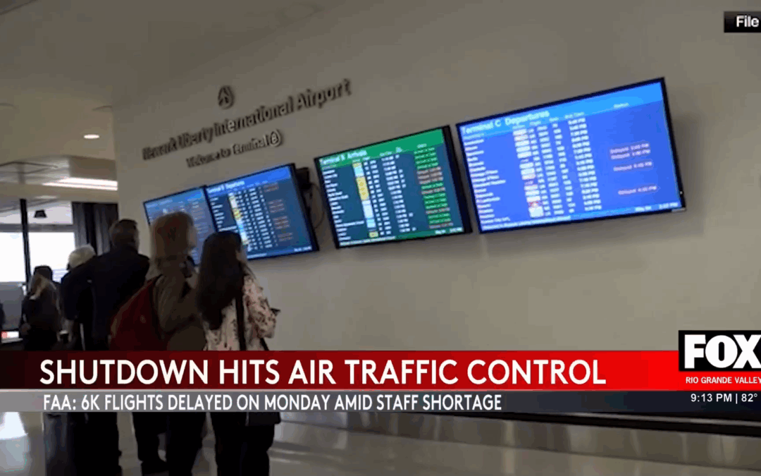 Government Shutdown Causes Shocking 6,000 Flight Delays Across the U.S.