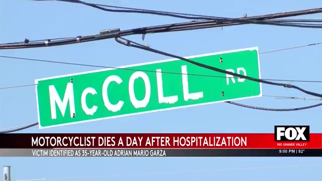 Edinburg Crash Update: Motorcyclist Dies from Injuries