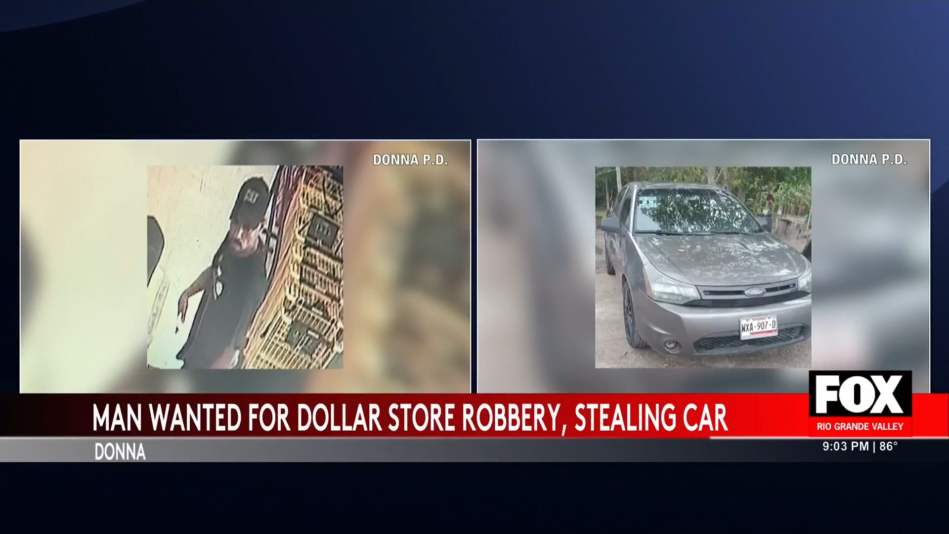 Crime in Donna: Police Search for Dollar Store Robbery Suspect