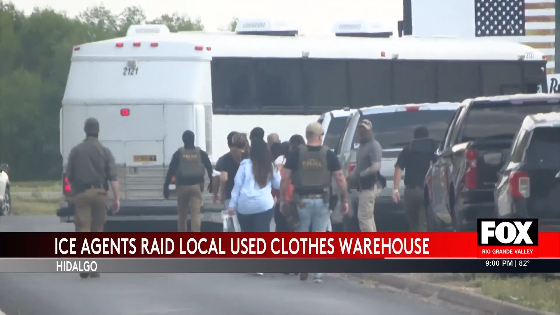 Major Immigration Operation Unfolds at Hidalgo Clothing Warehouses