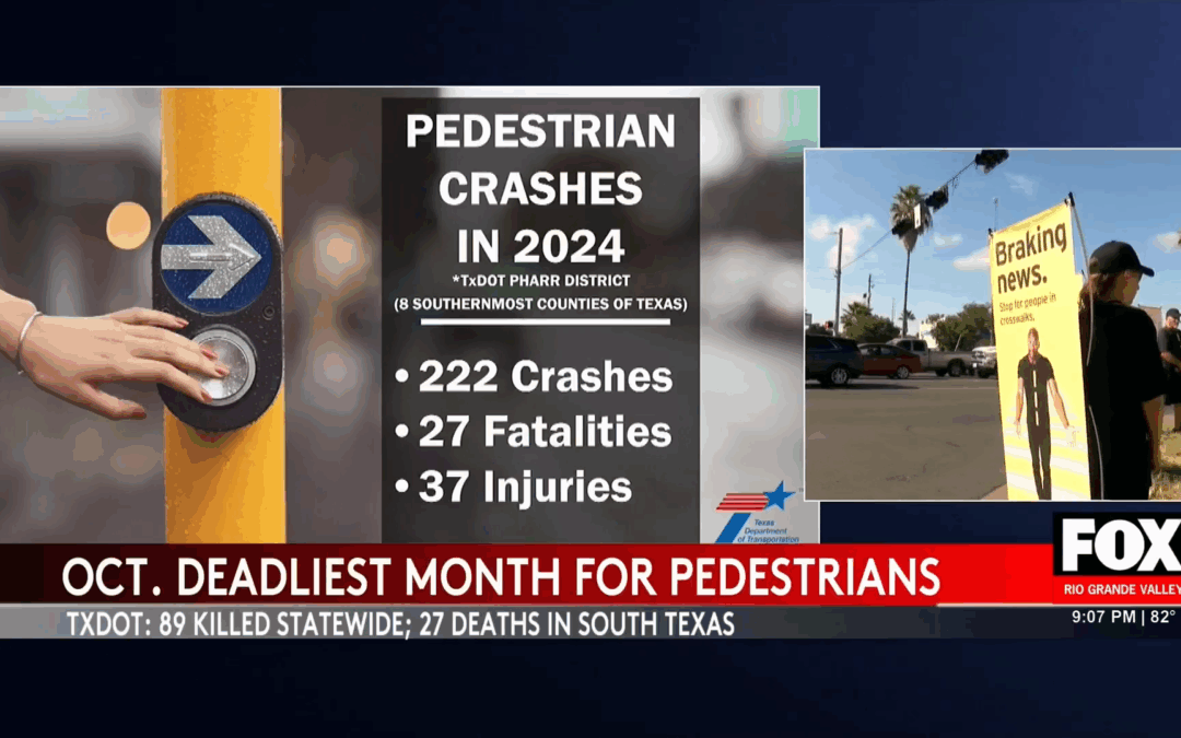 Pedestrian Safety Awareness: TxDOT Targets South Texas for October Campaign