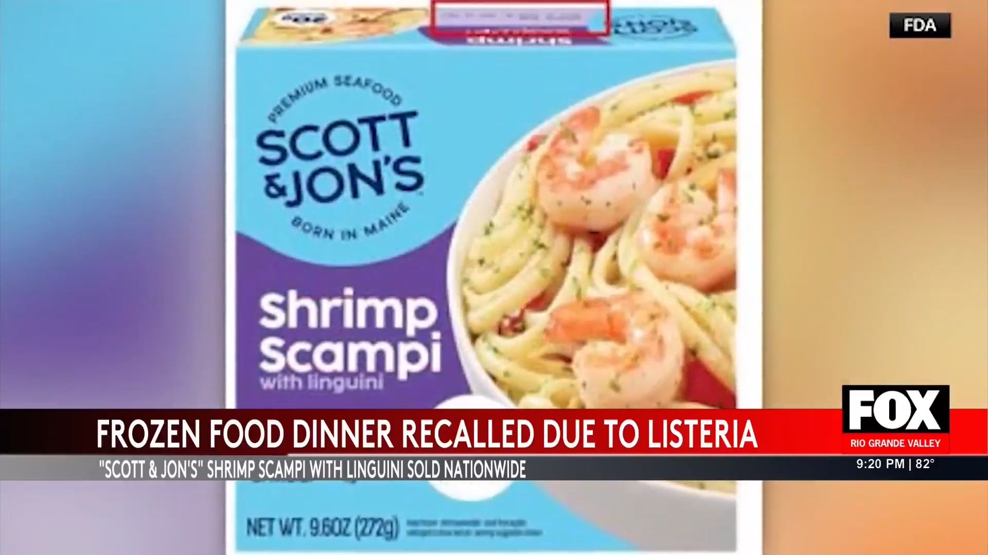 Frozen Dinner Recall: Scott and John’s Shrimp Scampi Pulled Nationwide