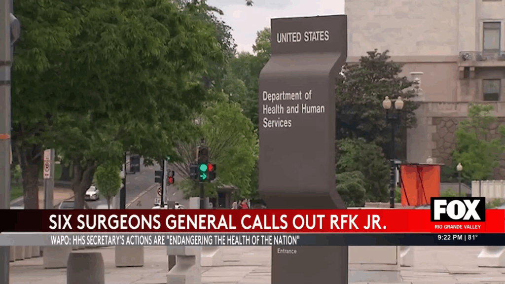 U.S. Surgeon Generals Issue Shocking Warning on Health Secretary's Actions