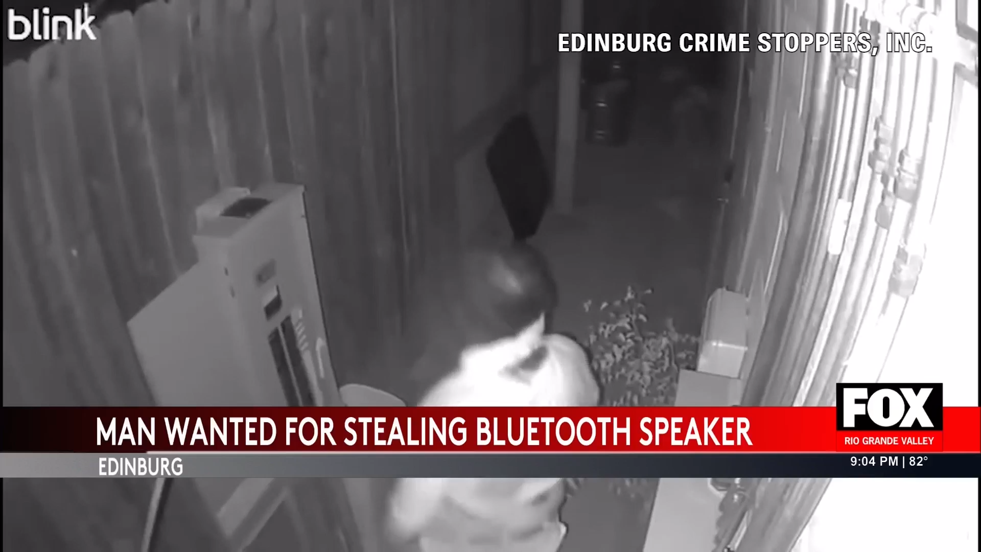 Edinburg Police Seek Public’s Help in Identifying Bluetooth Speaker Thief