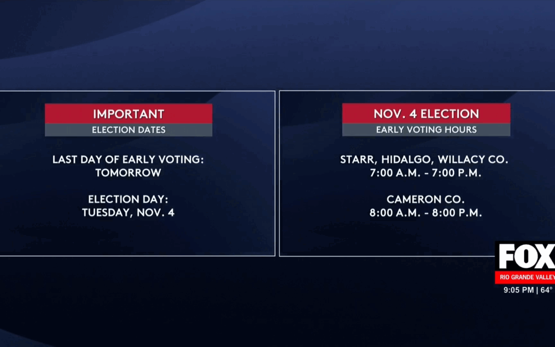 Last Chance for Early Voting: South Texas Faces Critical Decision on 17 Amendments