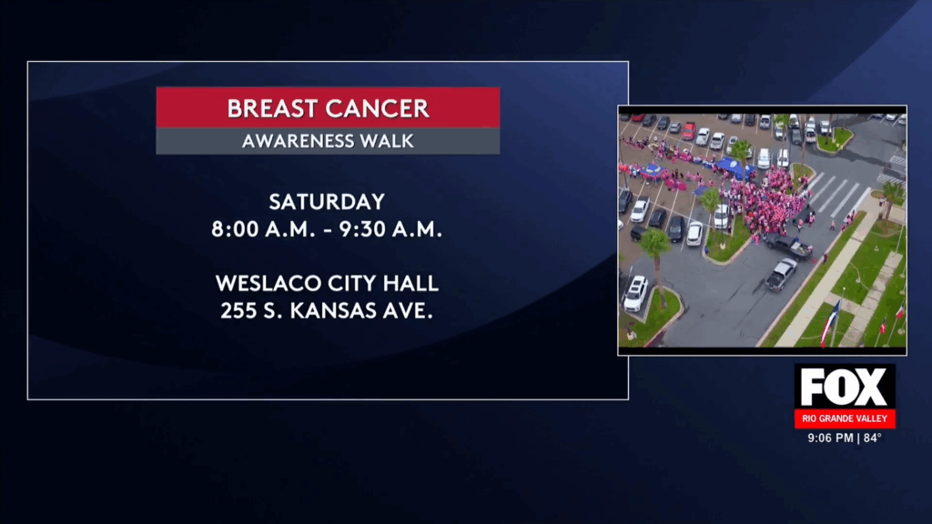 Join the Heartwarming Breast Cancer Awareness Walk in Weslaco This Saturday!