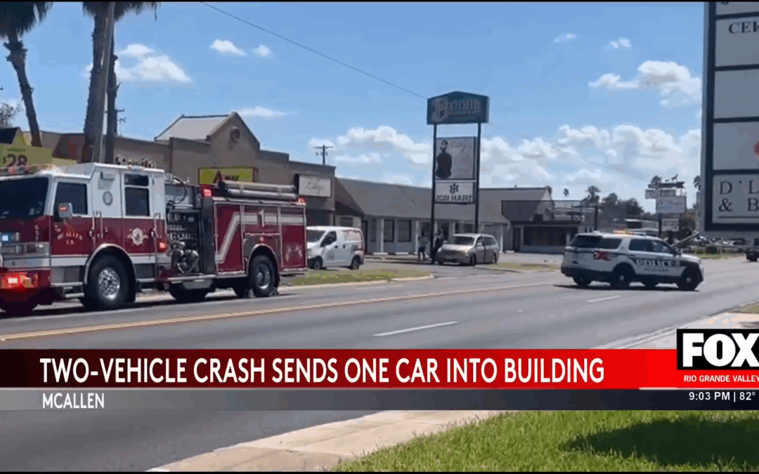 Traffic Accident in McAllen Leads to Building Collision
