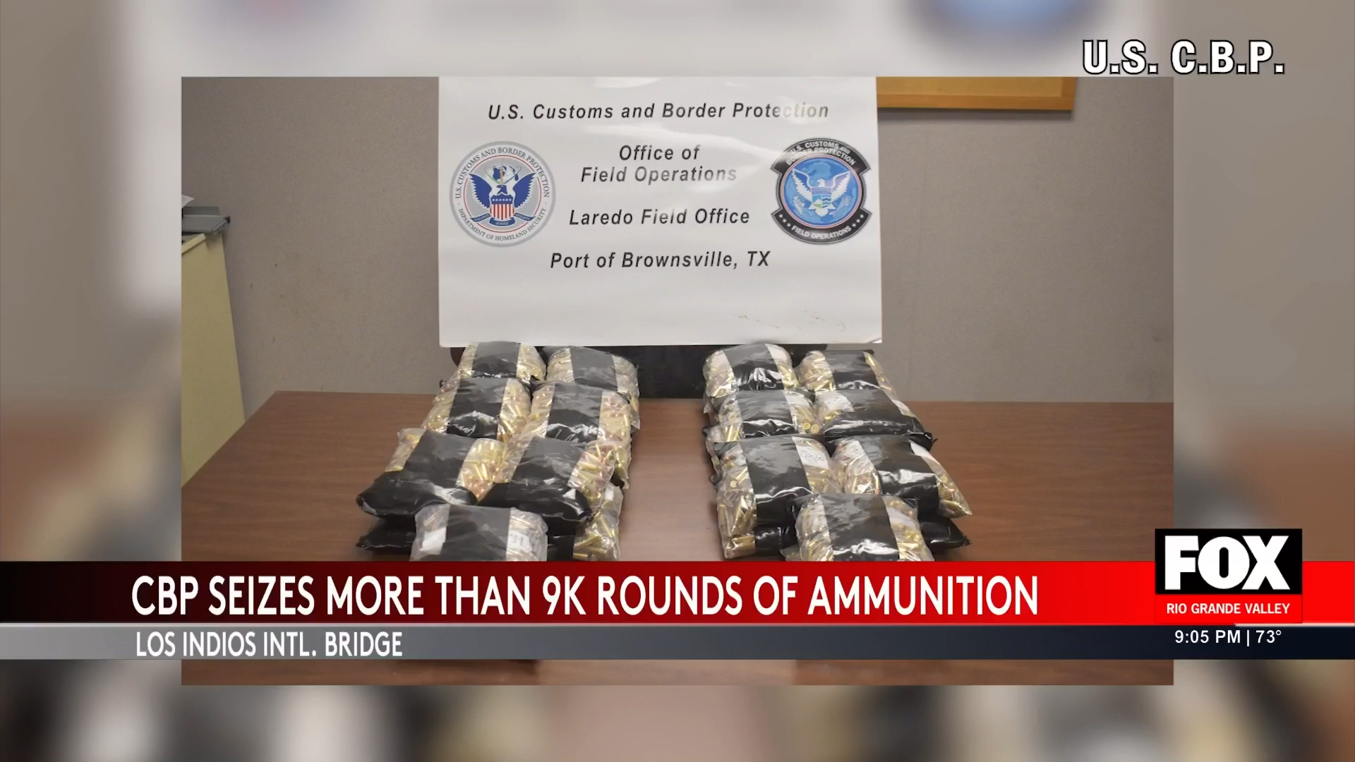 Shocking Ammunition Smuggling Attempt Foiled at Los Indios International Bridge