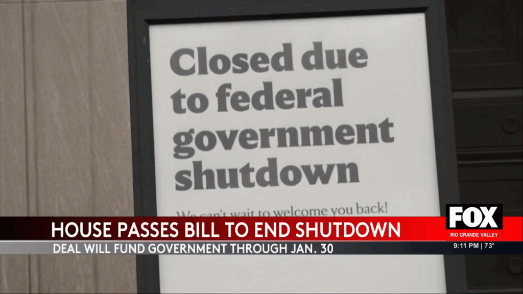 Government Shutdown Ends: US House of Representatives Approves Shocking Deal to Reopen Federal Services