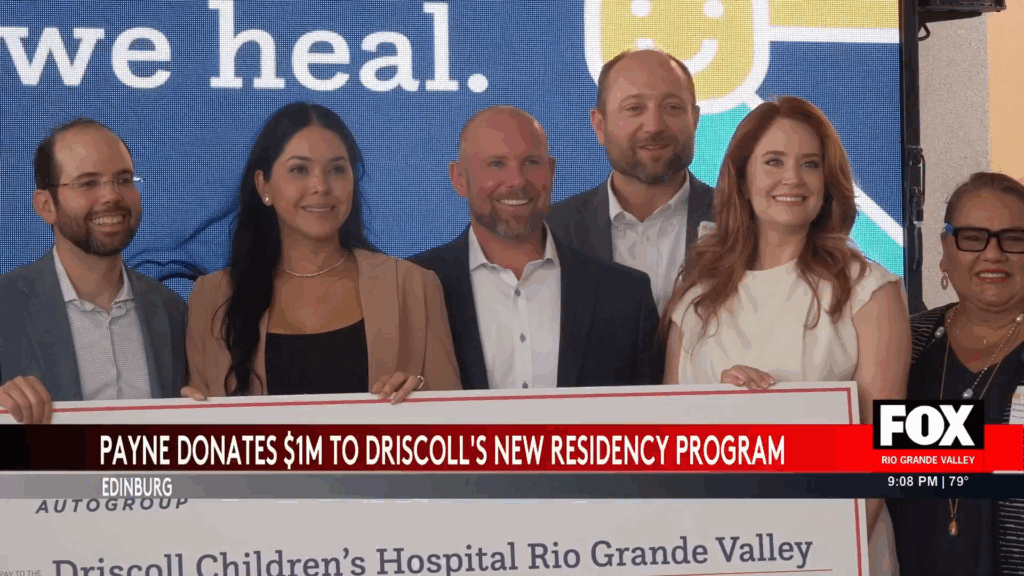 Transformational Gift: Payne Family's Million-Dollar Endowment Boosts Pediatric Residency Program in Rio Grande Valley