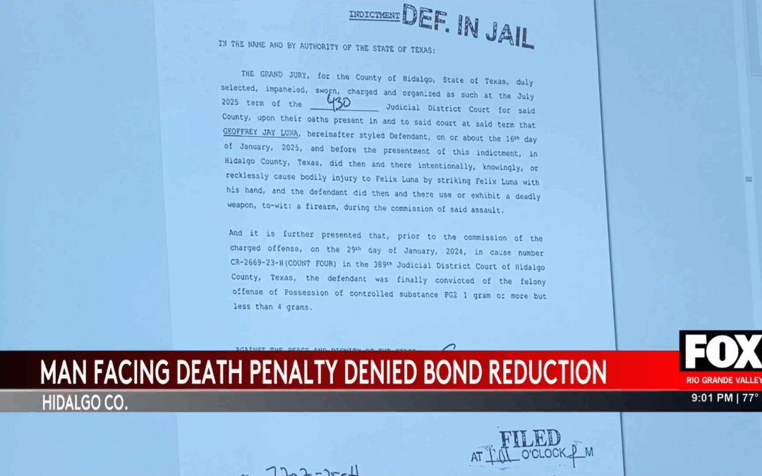 Hidalgo County Crime: Bond Denial for Jeffrey J. Luna in Capital Murder Case