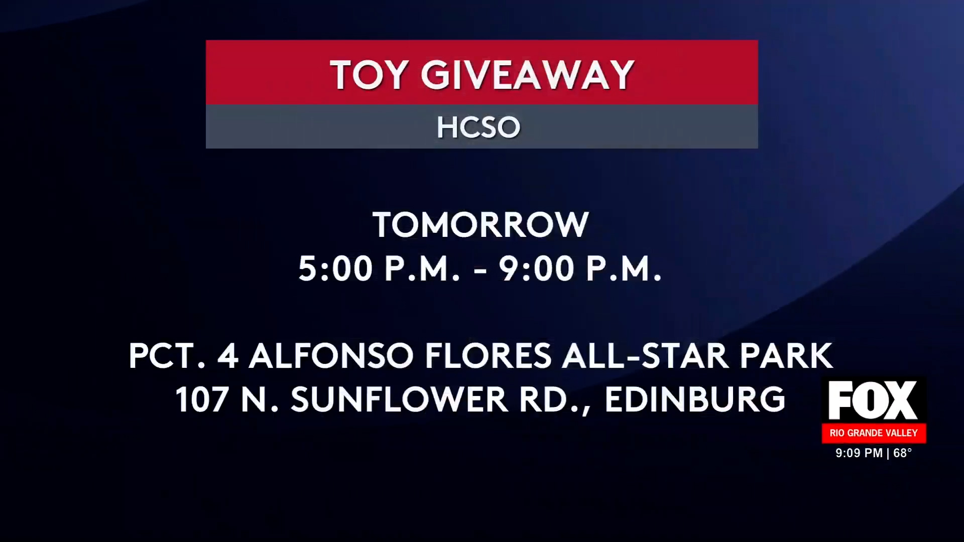 Dec 17th, Holiday Joy: Hidalgo County Toy Giveaway Spreads Cheer