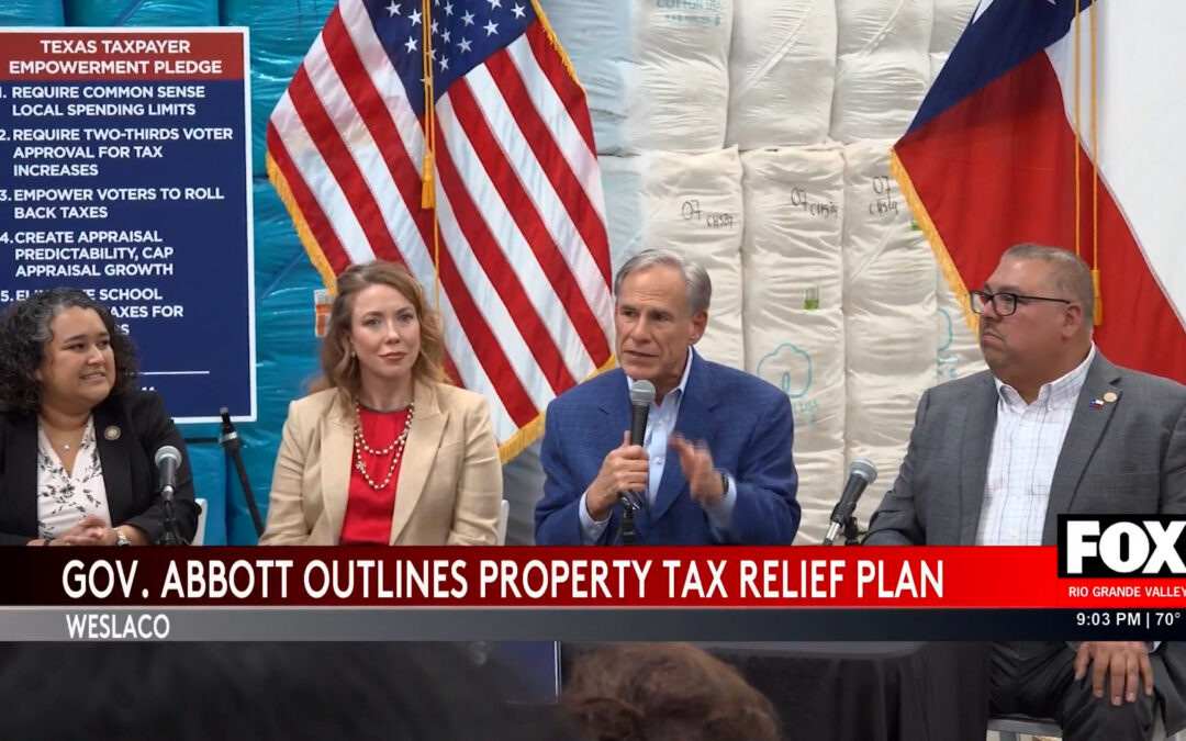 Greg Abbott Unveils New Taxpayer Empowerment Plan in Weslaco