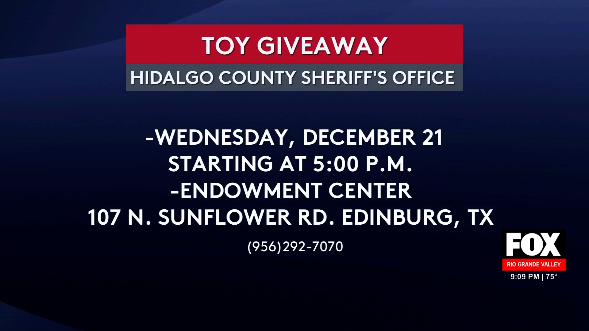 Hidalgo County Toy Giveaway Promises Joy for Families