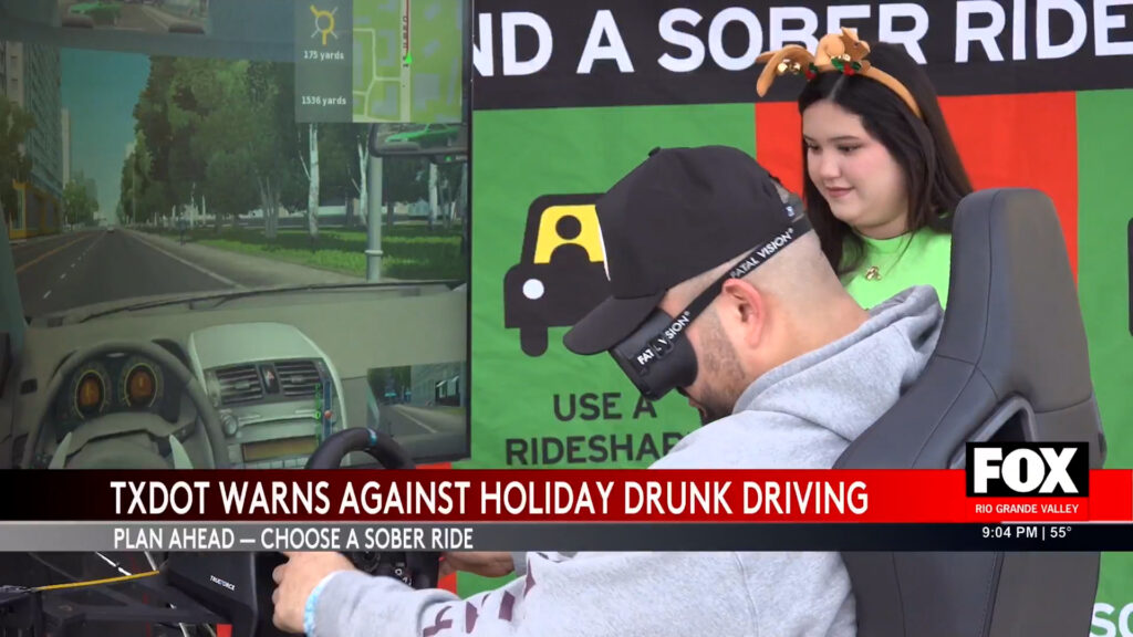 Shocking Impaired Driving Exhibit by TxDOT Raises Holiday Safety Awareness in Hidalgo
