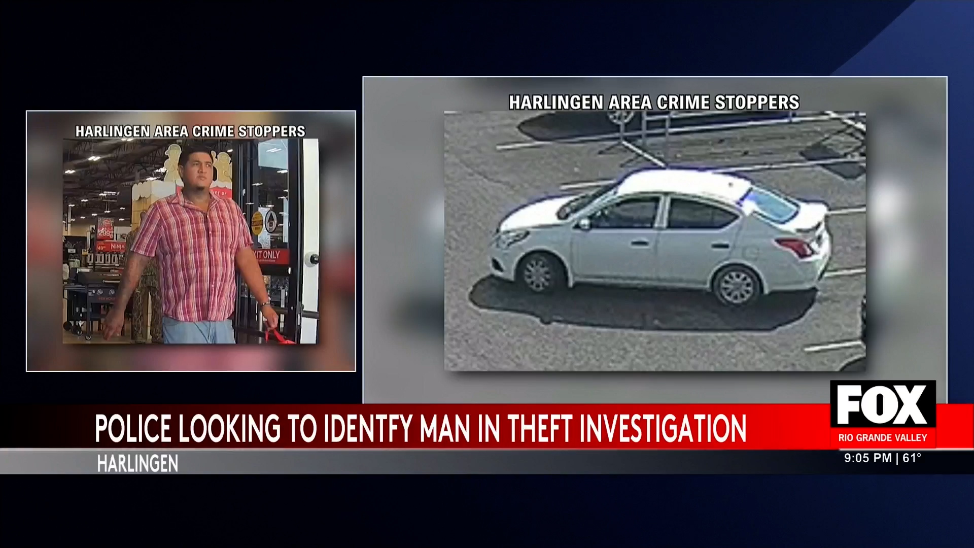 Harlingen Theft: Police Seek Public’s Help to Identify Suspect | FOX RGV