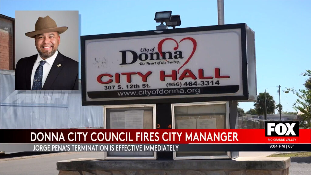 Donna City Council's Shocking Decision to Fire City Manager Jorge Pena Over Budgeting Concerns
