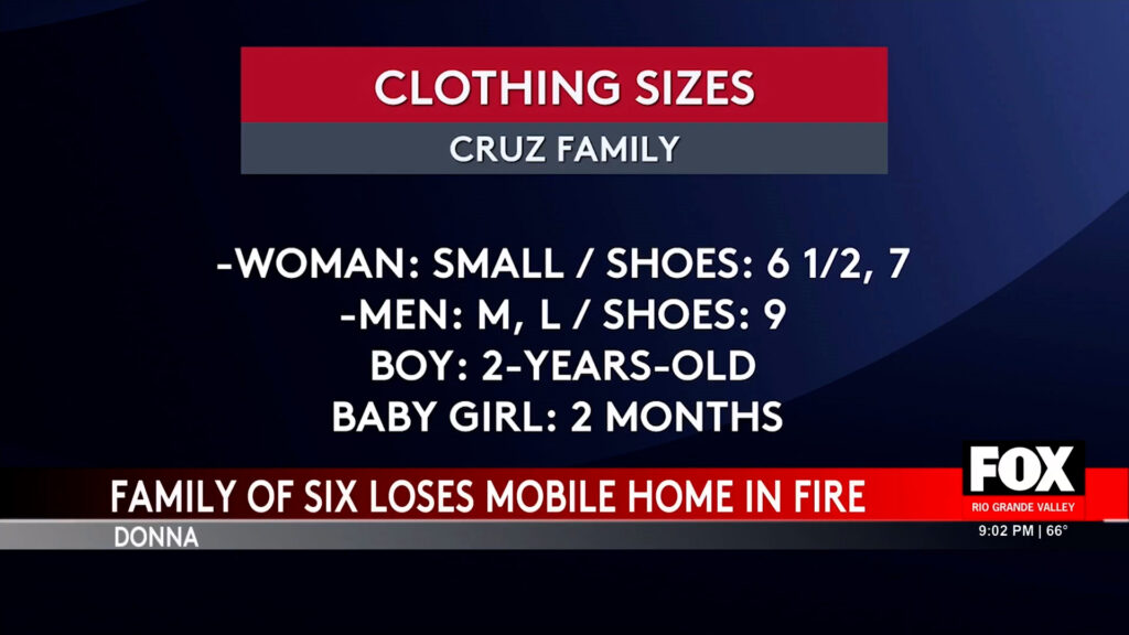 Devastating Donna House Fire: Family of Six Loses Everything Overnight