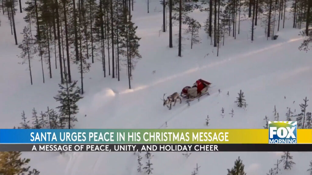 Santa Claus's Heartwarming Christmas Message Promotes Global Togetherness