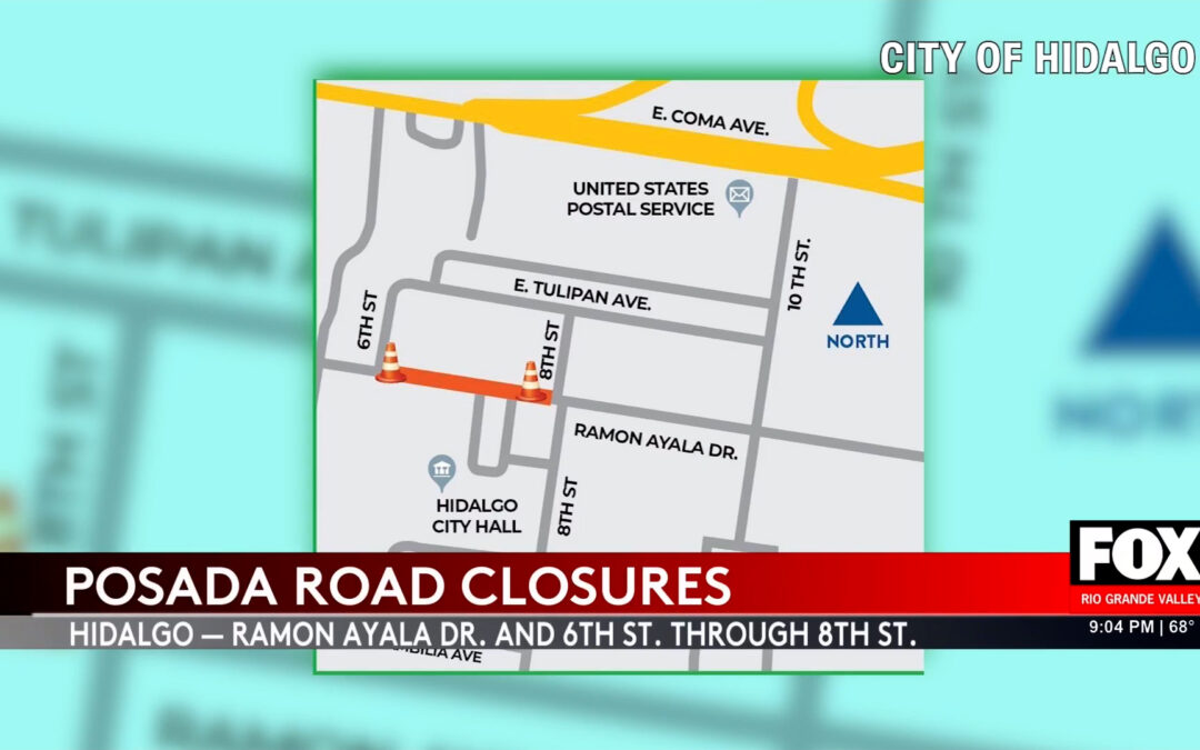Road Closure Announced for Ramon Ayala Posada in Hidalgo