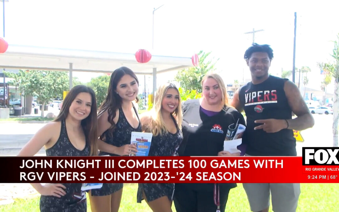 RGV Vipers’ Home Streak: John Knight III’s Milestone Celebration