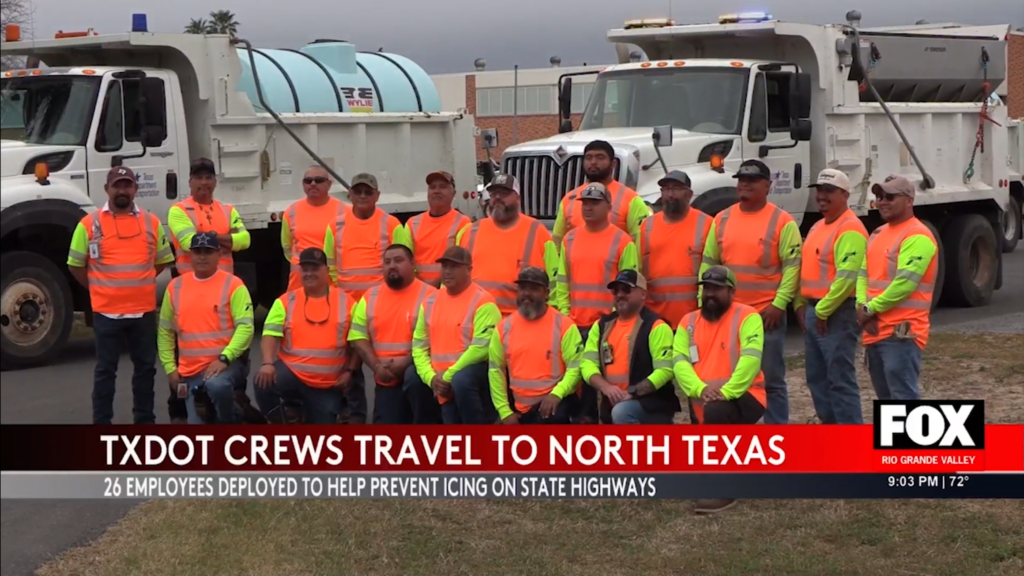 TxDOT Crews Deployed for Critical Arctic Blast Response in North Texas