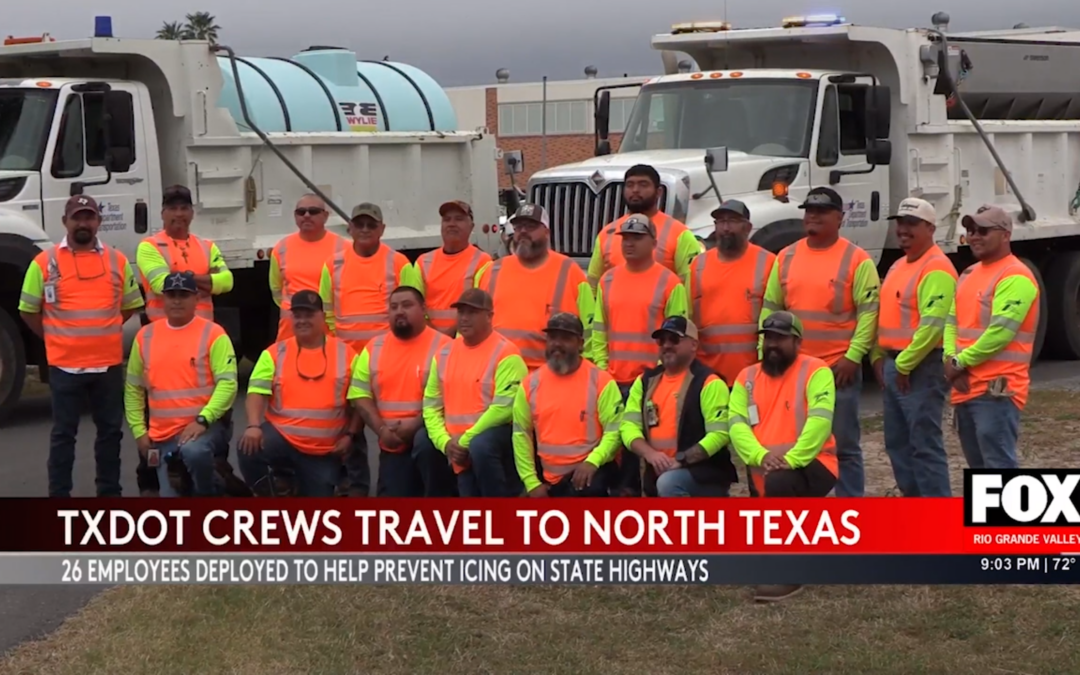 TxDOT Crews Deployed for Critical Arctic Blast Response in North Texas