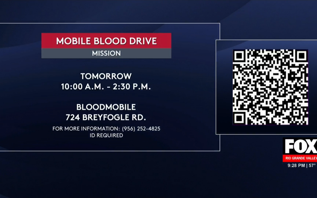Hidalgo County Blood Drive Launches with $500 Gift Card Giveaway