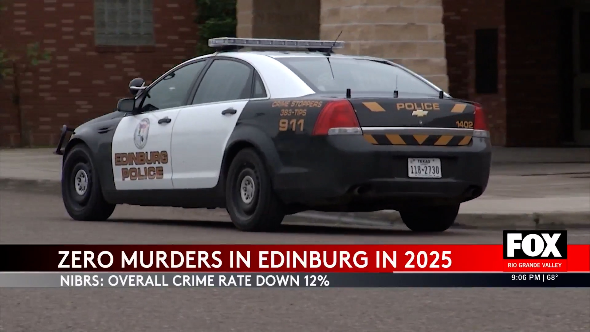 Edinburg Crime Drop: A Breakthrough Year of Aggressive Enforcement and Community Support