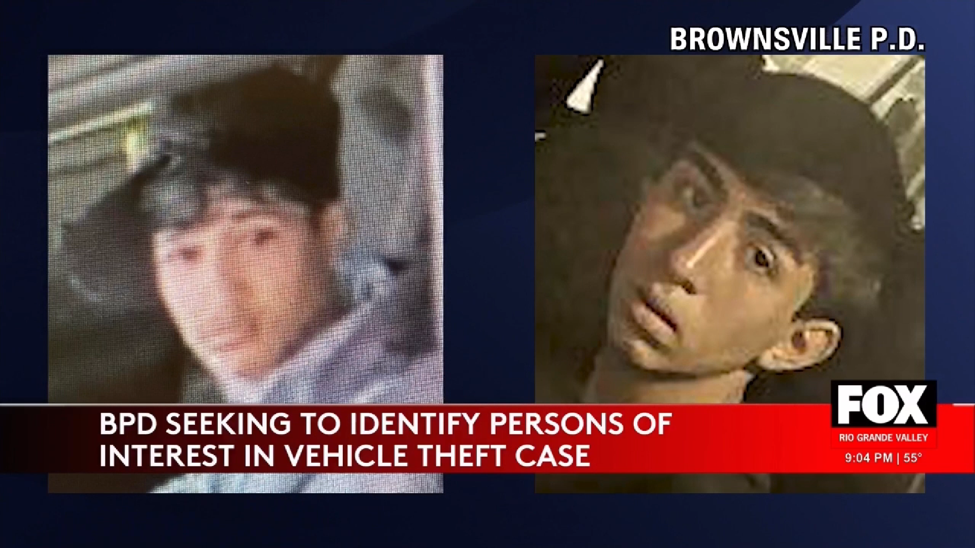 Development: Brownsville Police Seek Public Help in Vehicle Theft Investigation