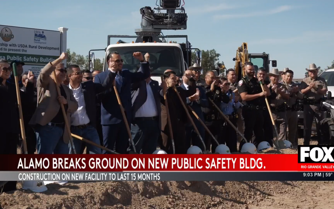 Alamo public safety building Breakthrough: Alamo’s New Public Safety Building Marks a $15 Million Milestone