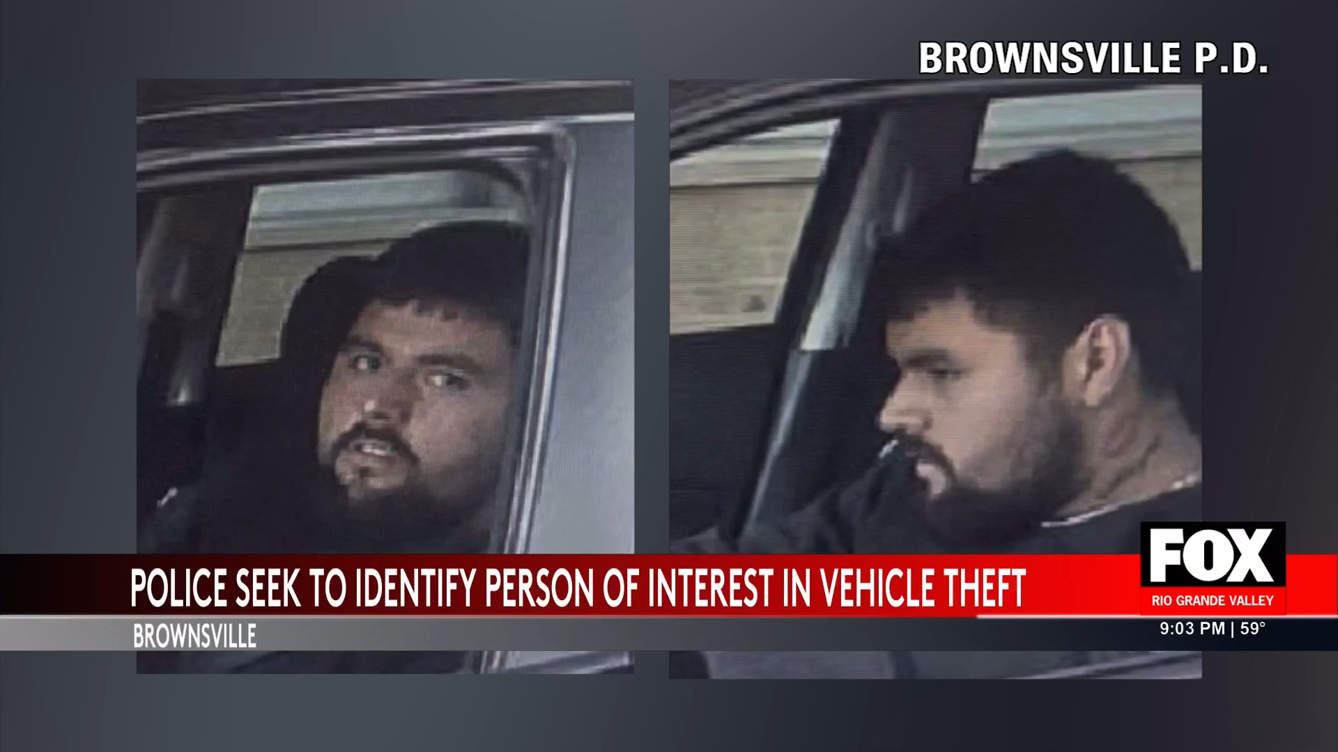 Brownsville Police Seek Public’s Help in Vehicle Theft Case | FOX RGV