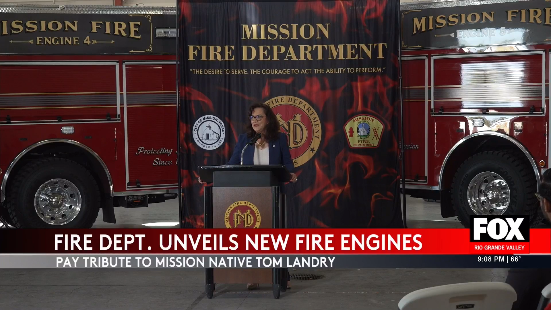Mission Fire Department’s Upgrade: New Fire Trucks Honor NFL Legend Tom Landry